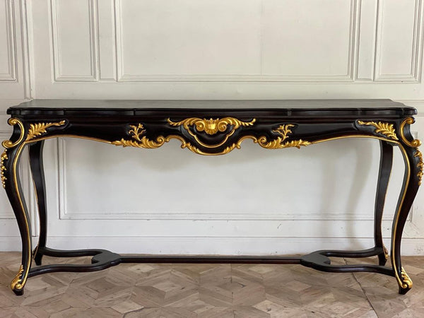 Console of sleek rococo grace