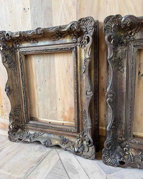 High rococo frame of intense details