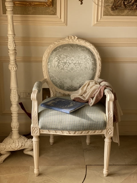 HOT Louis Xvi Style Oval Back Armchair Louis XVI Styles