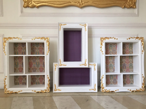 Shelf inspired by Louis XV frame