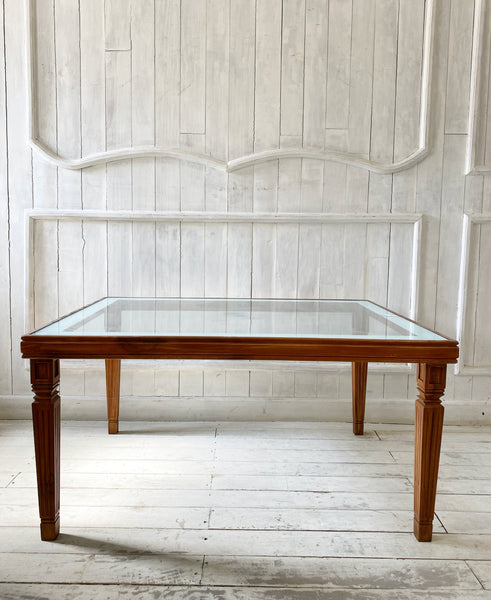 Louis XVI centre table in natural stain