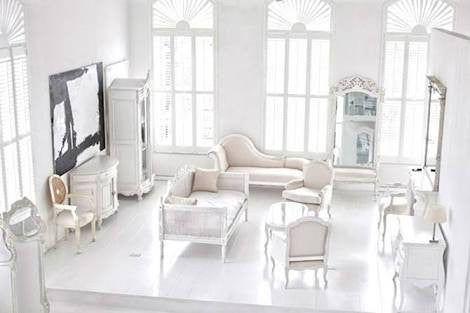 Design Wednesdays - More Contemporary rooms, classic furniture - Theme Blanc