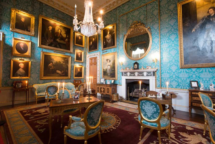 Design Wednesdays - Turquoise drawing room at Castle Howard