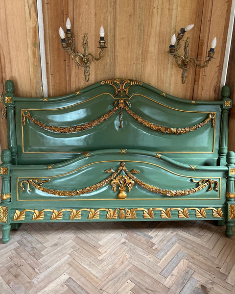 Louis XVI bed with wreaths