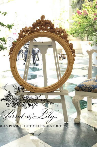 Baroque round frame