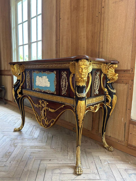 Console Inspired by a late Louis XVI Bois Citronnier~