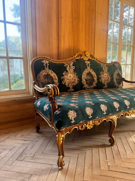 Louis XV Bergère with cherub