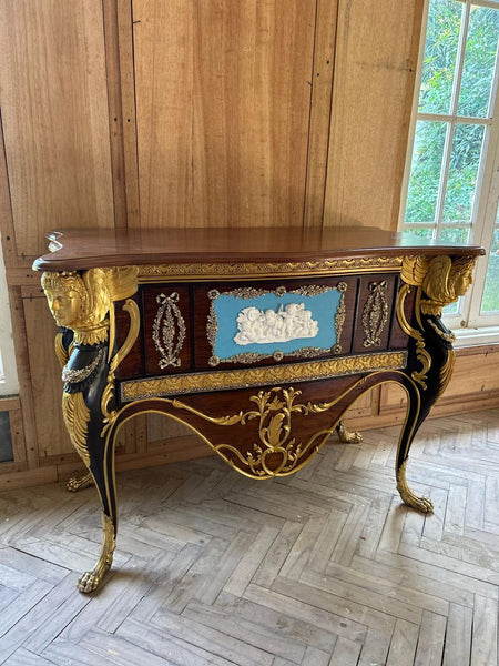 Console Inspired by a late Louis XVI Bois Citronnier~