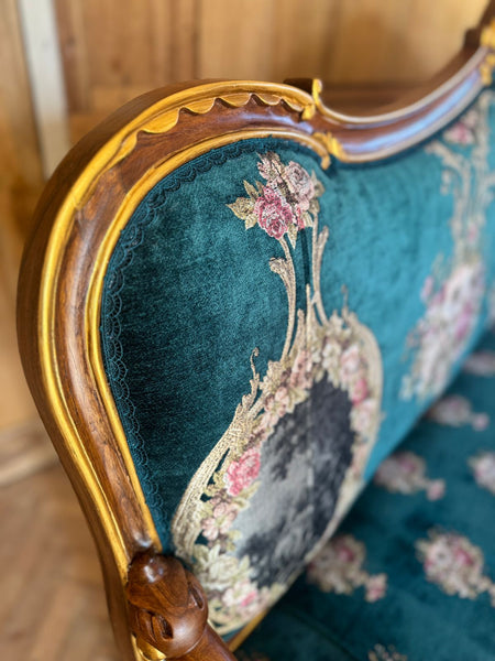 Louis XV Bergère with cherub