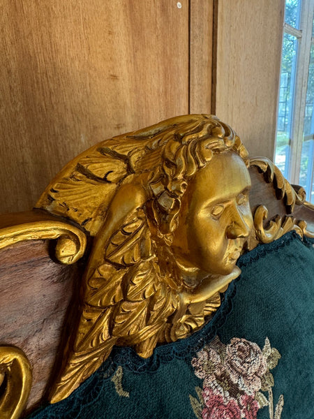 Louis XV Bergère with cherub
