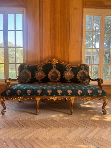 Louis XV Bergère with cherub