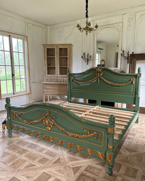 Louis XVI bed with wreaths