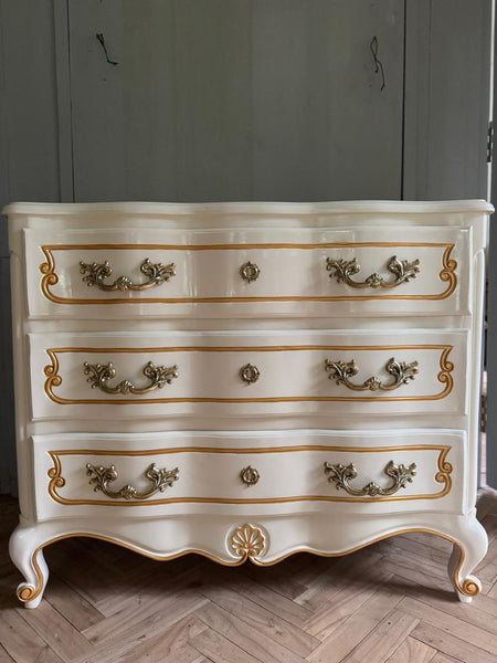 Louis XV commode with minimal carving~