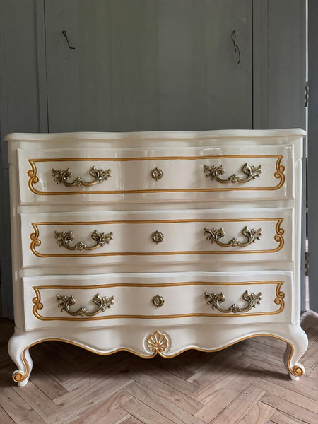 Louis XV commode with minimal carving~
