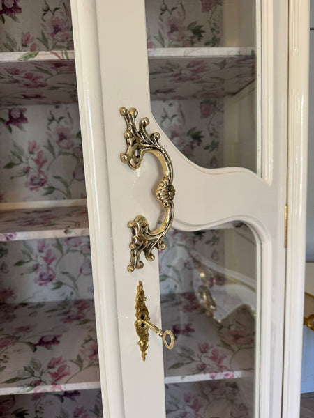 Louis XVI armoire with unfurling ribbon~