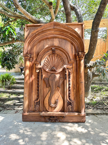 A wall panel with Ganesha