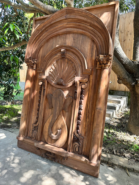 A wall panel with Ganesha