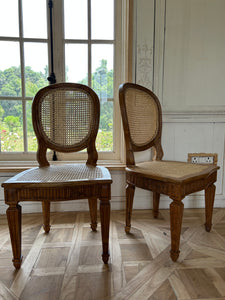 Country style Louis XVI chairs