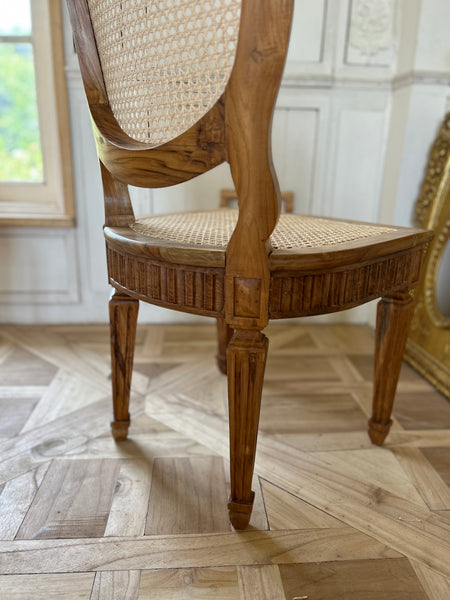 Country style Louis XVI chairs