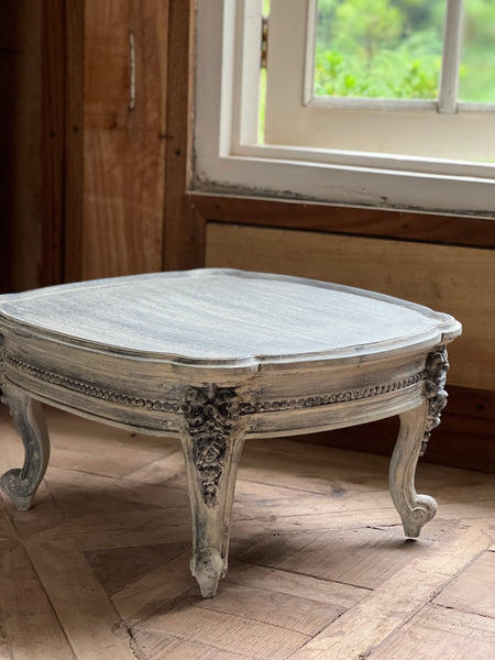 Rustic footstool