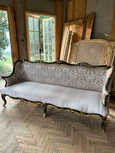 Louis XV Bergere with timeless carving