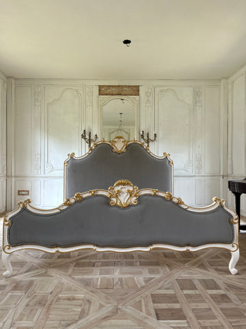 Elegant Louis XV bed with subtle details