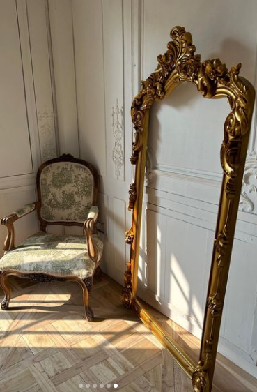 Surreal frame of Louis XV splendour