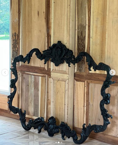 Louis XV rococo frame with dramatic curves