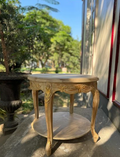 Louis XV side table with country features~