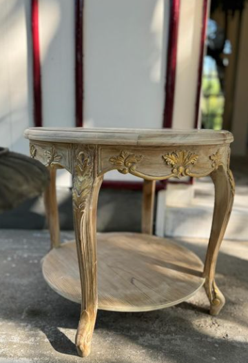 Louis XV side table with country features~