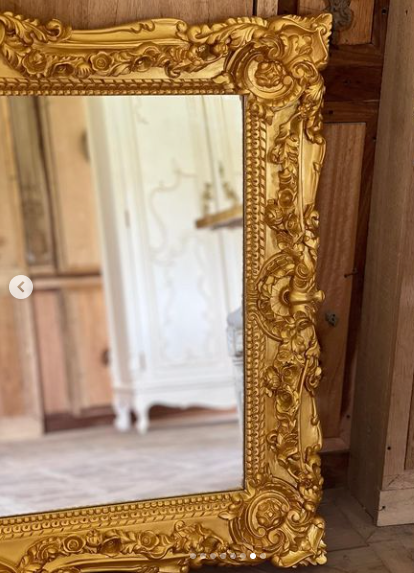 Intense detailed rococo frame with wreaths & cartouches~