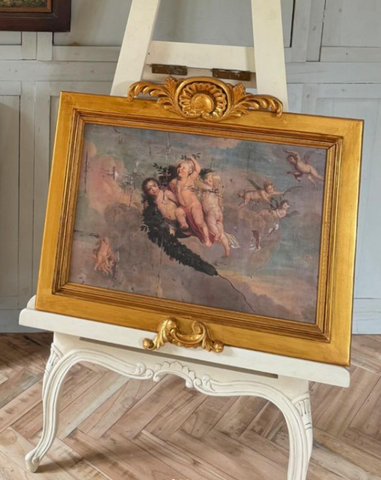 Louis XVI Petite frame with elegant cartouche~