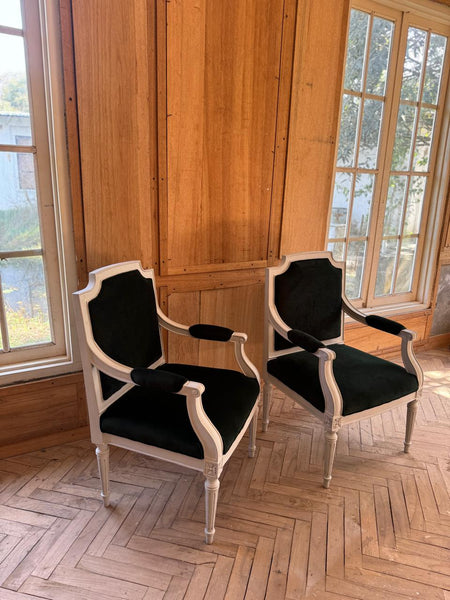 Elegant Louis XVI fauteuils~