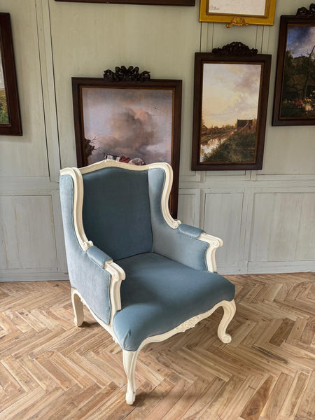 Louis XV wing chair~
