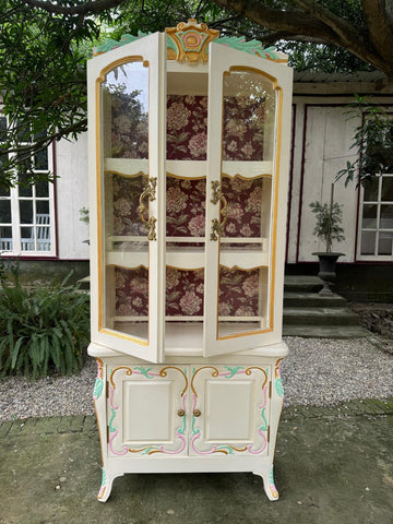 Country style armoire with elegant finish~