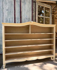 Wall shelf armoire with cherub~