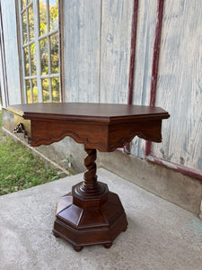 Georgian style side table in chestnut with subtle details~