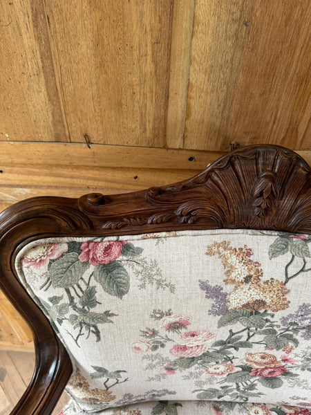 Louis XV fauteuil with naturalistic motif ~