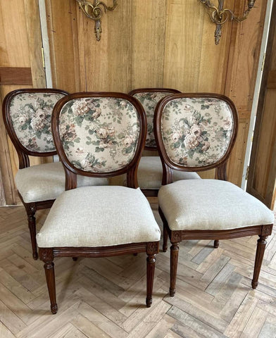 Louis XVI Dining chair with baloon back ~