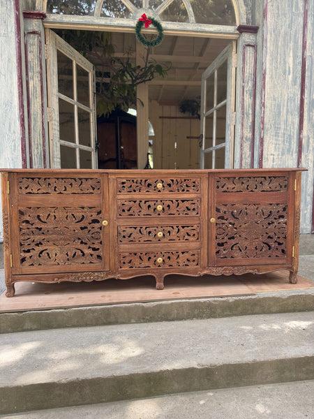 Louis XV Commode in rustic hand staining~