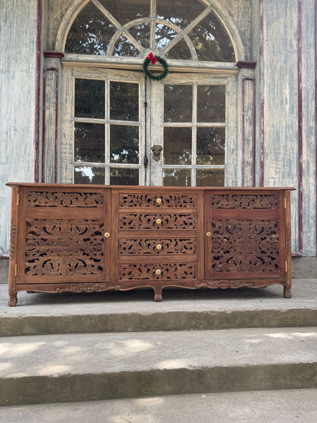 Louis XV Commode in rustic hand staining~