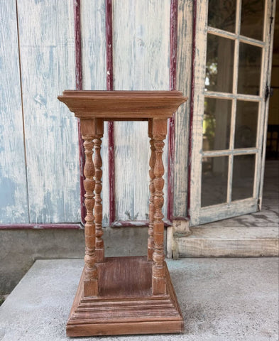Louis XVI classic pedestal side table~