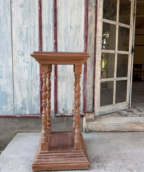 Louis XVI classic pedestal side table~