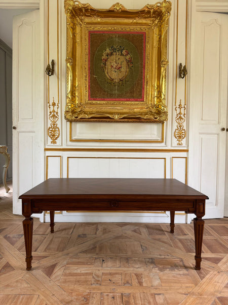 Louis XVI centre table in warm walnut~