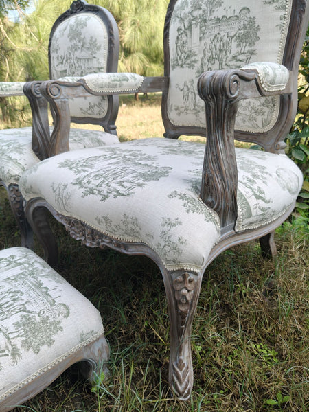Louis XV fatueil in country grey~