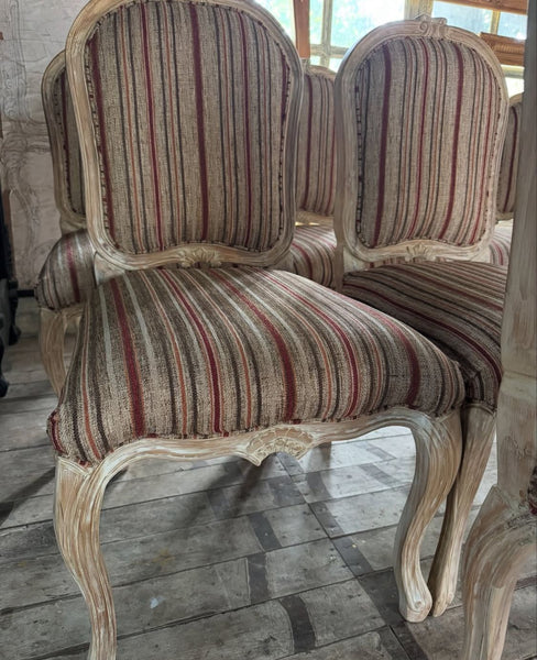 Dining chairs inspired by Franglais style~