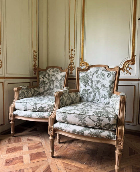 Louis XVI square back bergère