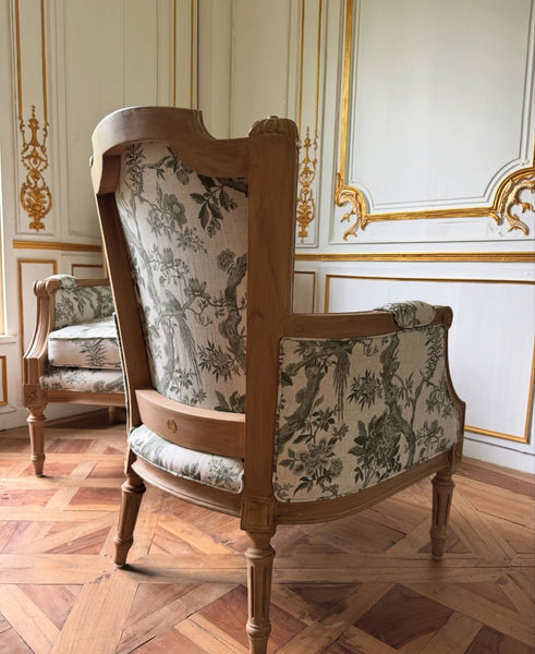 Louis XVI square back bergère