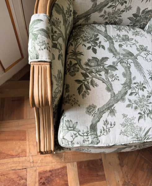 Louis XVI square back bergère