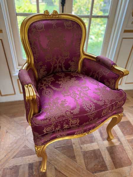 Louis XV  classic bergère in antique gold~
